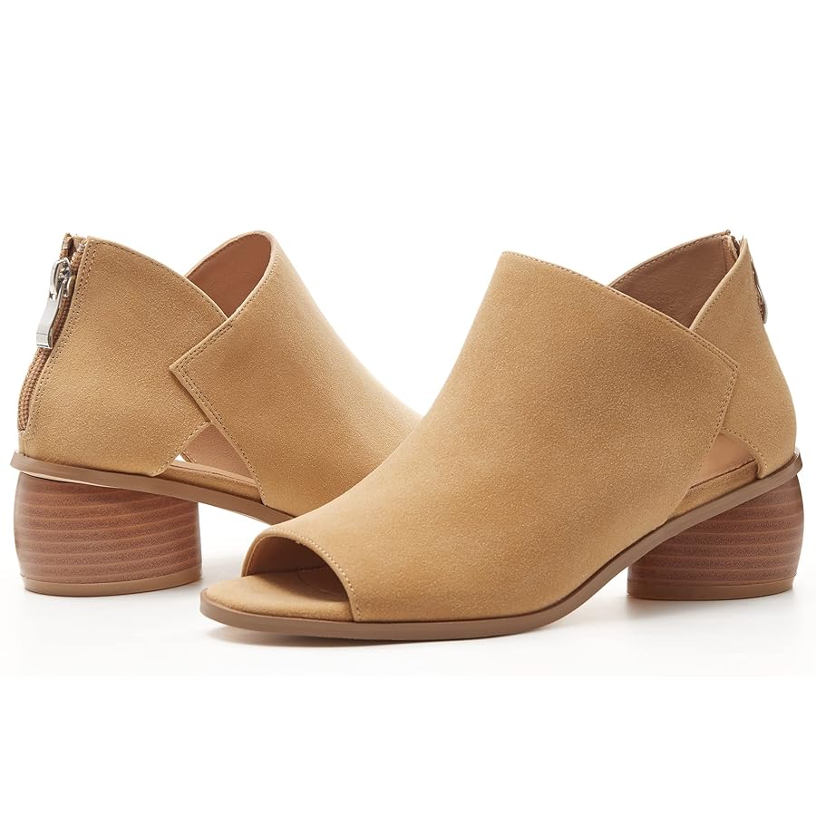 Amazon.com | LAICIGO Women's Ankle Booties Heeled Sandals